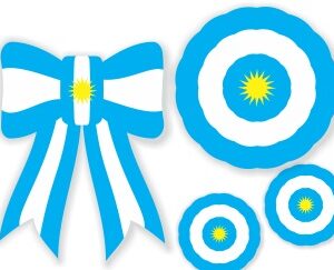 ADORNO CONJUNTO ESCARAPELAS
