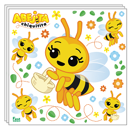 SERVILLETA PREMIUM IMPRESA X 20 ABEJITA