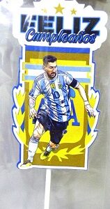 ADORNO PINCHE CARTULINA ARGENTINA