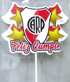 ADORNO PINCHE CARTULINA RIVER