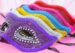 ANTIFAZ VENECIANO CON BORDE Y STRASS