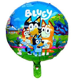 GLOBO FOIL 18P BLUEY REDONDO