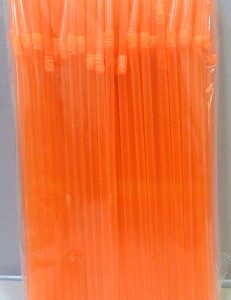SORBETE FLEXIBLE BIODEGRADABLE X80 NARANJA FLUO