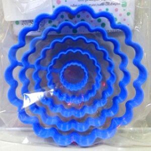 CORTANTE MARCADOR PLAST. REDONDO CON ONDAS X5