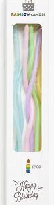 VELAS CURVAS X6 SURTIDO PASTEL