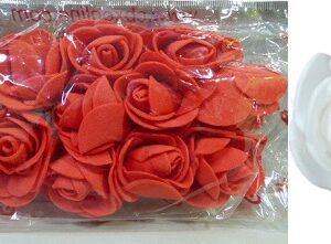 FLORES GOMA EVA 5265 X12 ROJO