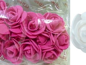 FLORES GOMA EVA 5265 X12 FUCSIA