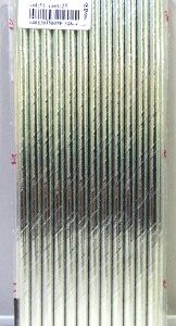 SORBETE POLIPAPEL METALIZADO X25 PLATA