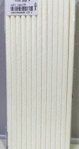 SORBETE POLIPAPEL LISO X25 BLANCO