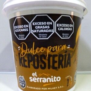 DULCE DE LECHE EL SERRANITO X 1 KG REPOSTERO