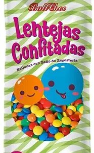 LENTEJA RELLENA BAÑO CHOCOLATE X 500GR