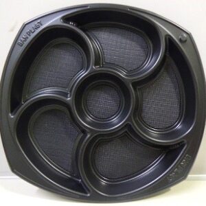BANDEJA PLASTICA CON DIVISIONES P/COPETIN
