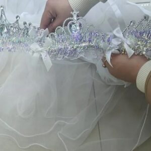 CORONA PRINCESA CON GEMAS Y VELO