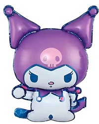 GLOBO FOIL SILUETA 12P KUROMI