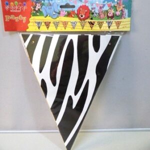 BANDERIN TRIANGULAR ANIMAL PRINT