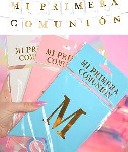 BANDERIN MI PRIMERA COMUNION