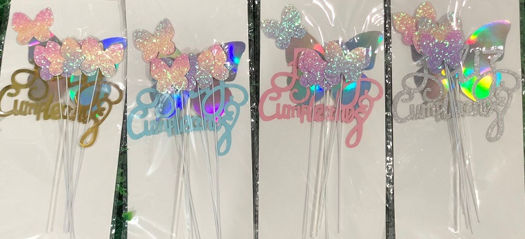 ADORNO PINCHE F C MARIPOSA IRIDISCENTE