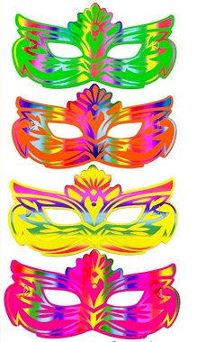 ANTIFAZ CARTON FLUO X12 PAVO REAL