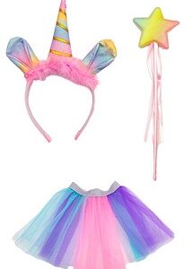 SET TUTU CON VINCHA UNICORNIO