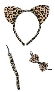 SET PELUCHE LEOPARDO