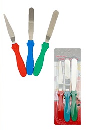 SET ESPATULAS ACERO 23CM X3