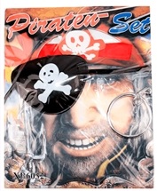 SET PIRATA PARCHE ARO Y BANDANA