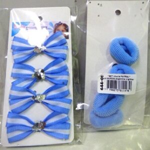 COLITAS PARA EL PELO ARGENTINA CON MOÑO X4