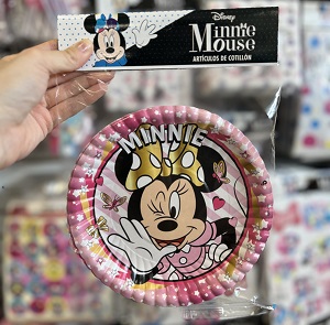 PLATOS CARTON X 8 MINNIE