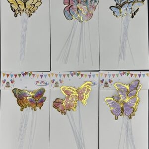 ADORNO PINCHE MARIPOSA X10