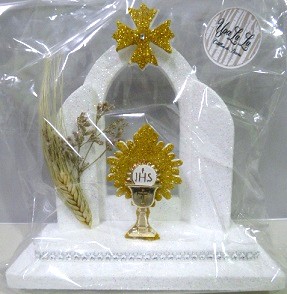 ADORNO COMUNION CON BASE CALIZ CON ALTAR