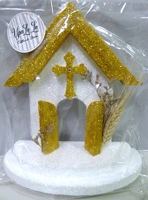 ADORNO COMUNION CON BASE CAPILLA
