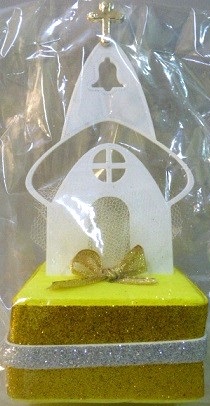 ADORNO BASE BRILLO 3D COMUNION CAPILLA