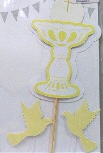 ADORNO PINCHE 3D MI COMUNION CALIZ