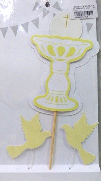 ADORNO PINCHE 3D MI COMUNION CALIZ