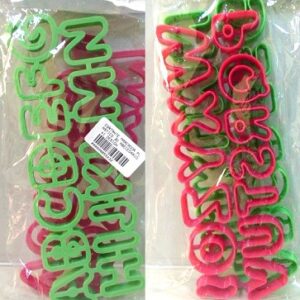 CORTANTE MARCADOR PLAST. 3D ABECEDARIO