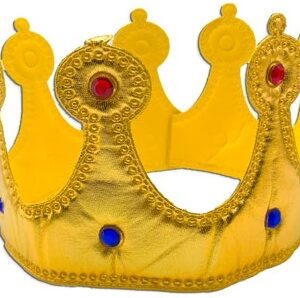 CORONA DE TELA CON PIEDRAS REINA