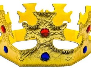 CORONA DE TELA CON PIEDRAS REY