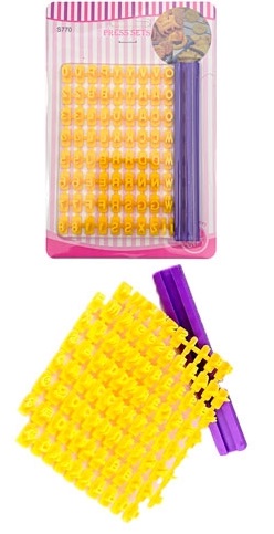 MARCADOR DE LETRAS 72PCS