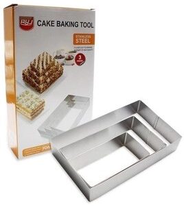 MOLDE CINTURA RECTANGULAR X3