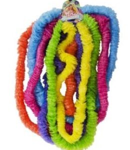 COLLAR HAWAIANO PLASTICO X6