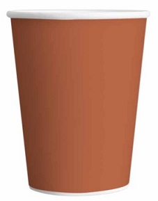 VASO POLIPAPEL X8 TERRACOTA