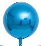 GLOBO FOIL 22P ORBIS AZUL