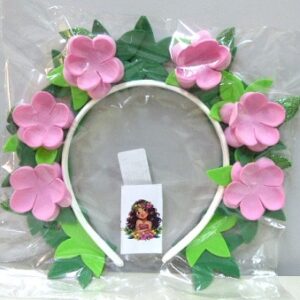 VINCHA CON FLORES GOMA EVA