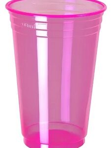 VASO 360CC NEON ROSA X50