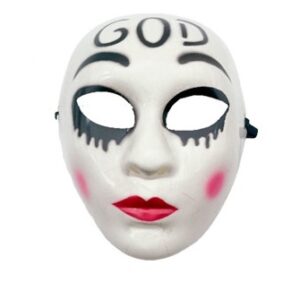 CARETA RIGIDA LA PURGA MUJER GOD