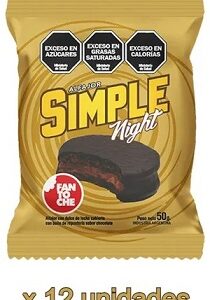 ALFAJOR SIMPLE FANTOCHE CAJA X 12 NEGRO