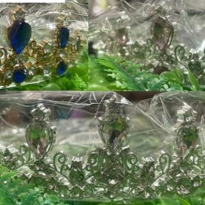 TIARA METAL CON STRASS Y PIEDRAS