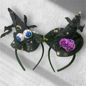 VINCHA HALLOWEEN GORRO BRUJA
