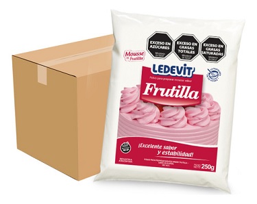 MOUSSE DE FRUTILLA CAJA 12 X 250G