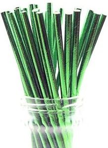 SORBETE POLIPAPEL METALIZADO X25 VERDE